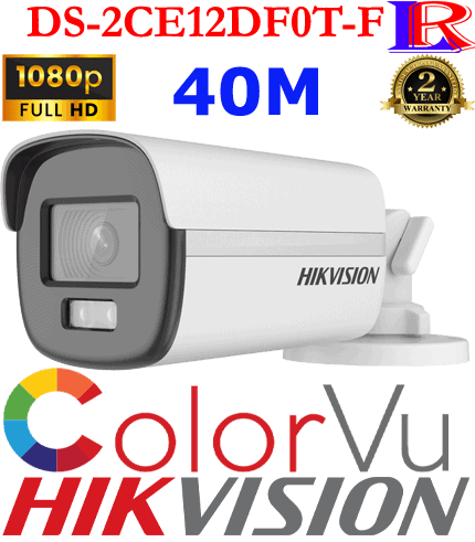 Hikvision colorvu bullet camera DS-2CE12DF0T-F