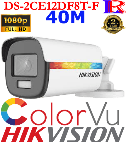 Hikvision Rainbow colorvu bullet Camera DS-2CE12DF8T-F