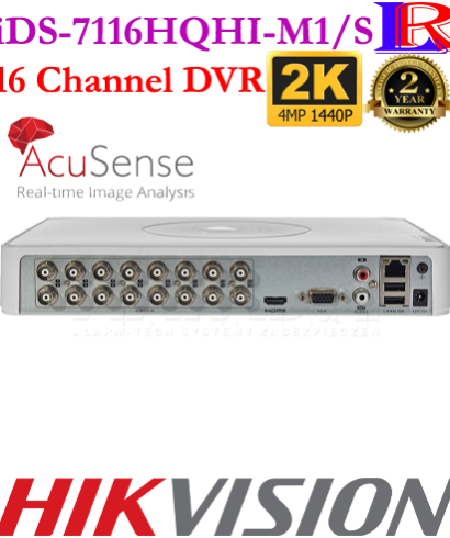 16 channel acusense dvr iDS-7116HQHI-M1/S
