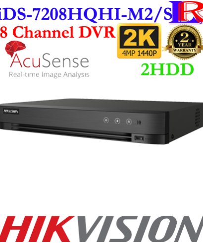 Hikvision 3K 2HDD 8-ch dvr iDS-7208HQHI-M2/S