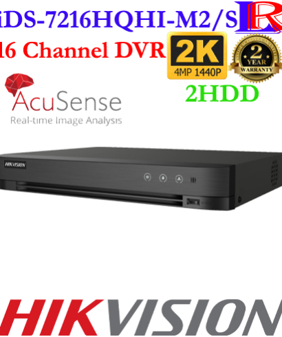 Hikvision 3K 16-Ch 2hdd DVR iDS-7216HQHI-M2/S