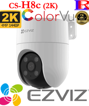 Smart Home H8C siren strobe light PT 4MP 2K Colorvu wifi Camera