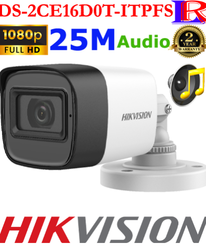 Hikvision turbo HD audio camera DS-2CE16H0T-ITPFS