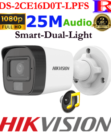 Smart hybrid light camera with audio DS-2CE16D0T-LPFS