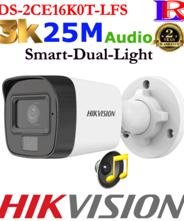 Smart dual light 3k audio bullet DS-2CE16K0T-LFS