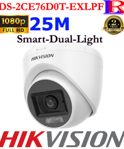 Smart dual light colorvu camera DS-2CE76D0T-EXLPF