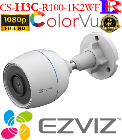 EZVIZ H3c Outdoor Wi-Fi Smart Home AI powered Colorvu Camera