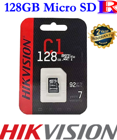 Hikvision 128GB micro sd card for cctv surveillance wifi camera