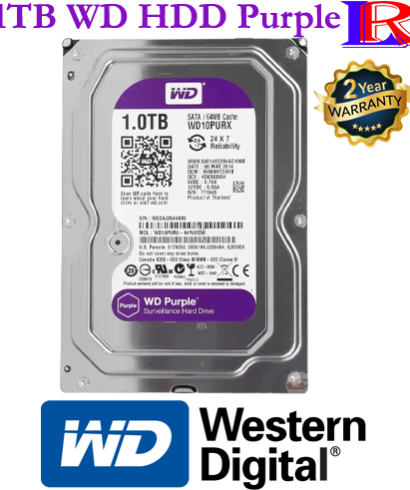western digital 1tb purple surveillance hard drive