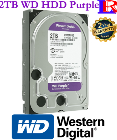 Western Digital WD Purple 2TB surveillance Hard Disk Drive