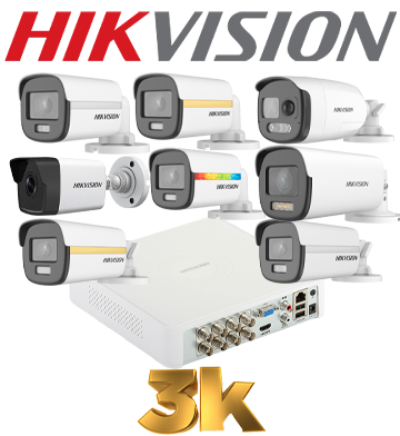 3K 8ch Camera package