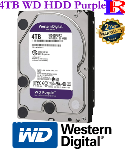 4TB WD purple survelliance Hard drive for cctv DVR and NVR