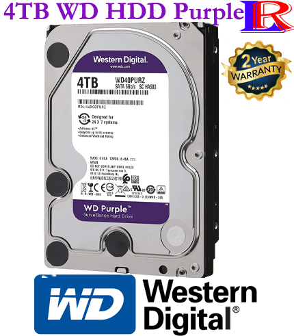 4TB WD purple survelliance Hard drive for cctv DVR and NVR
