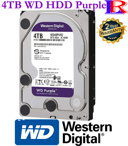 4TB WD purple survelliance Hard drive for cctv DVR and NVR