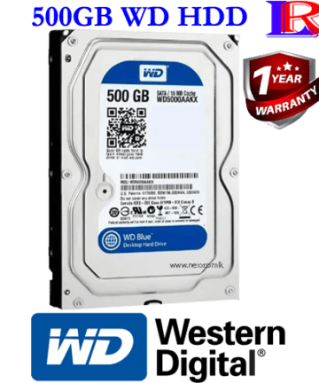 Western Digital WD 500gb Hard Disk Drive