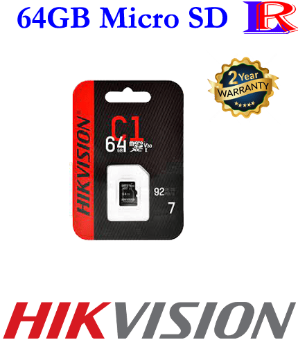 Hikvision 64GB micro sd card for cctv surveillance wifi camera
