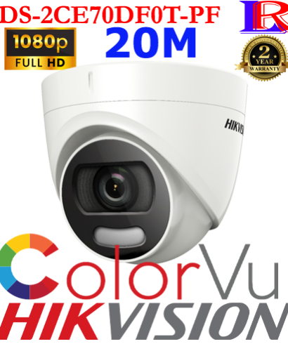 Hikvision colorvu dome 2mp camera DS-2CE70DF0T-PF