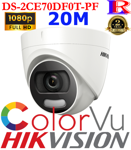 Hikvision colorvu dome 2mp camera DS-2CE70DF0T-PF