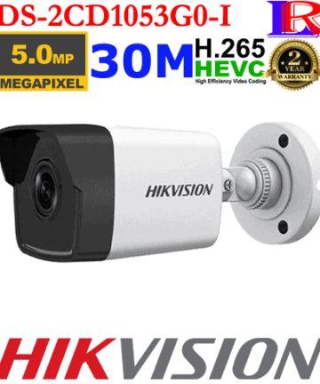 Hikvision 2k 5mp poe network camera DS-2CD1053G0-I