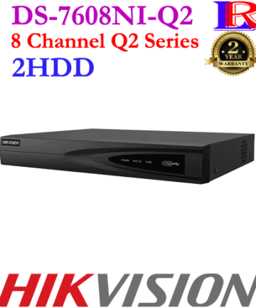 Hikvision 2 hdd 8 channel nvr amazing DS-7608NI-Q2