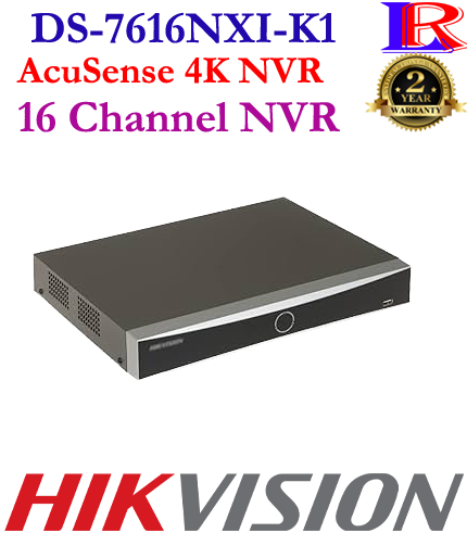 Hikvision facial recognition 4K 16 channel nvr DS-7616NXI-K1