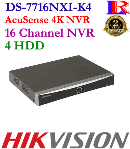 Hikvision Pro series 4 Hard Drive 16ch NVR DS-7716NXI-K4