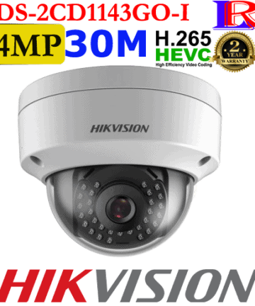 Hikvision 4mp dome network IP camera DS-2CD1143GO-I