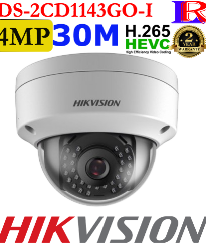 Hikvision 4mp dome network IP camera DS-2CD1143GO-I
