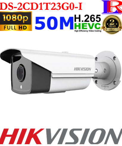 Hikvision 50 meter bullet IP camera DS-2CD1T23G0-I