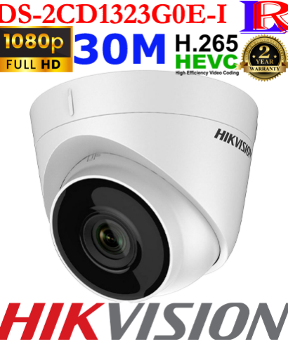 Hikvision 30m ir 2MP Dome IP Camera DS-2CD1323G0E-I