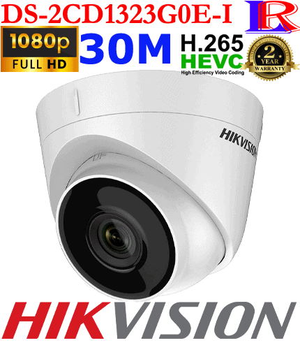 Hikvision 30m ir 2MP Dome IP Camera DS-2CD1323G0E-I