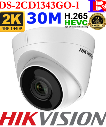 Hikvision 4mp 2k dome network camera DS-2CD1343GO-I