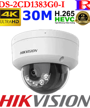 Hikvision 8mp 4k dome ip camera DS-2CD1383G0-I