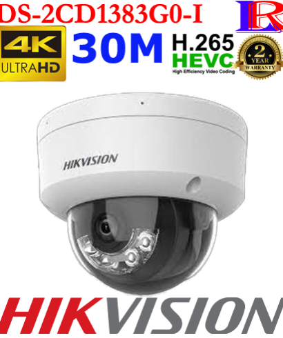 Hikvision 8mp 4k dome ip camera DS-2CD1383G0-I
