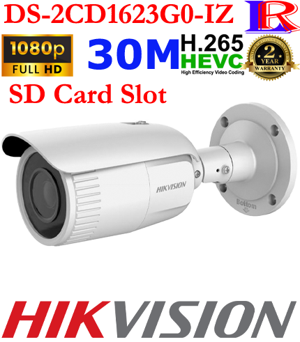 Hikvision varifocal 2mp ip camera DS-2CD1623G0-IZ