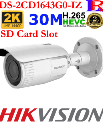 Hikvision zoom 4mp ip bullet camera DS-2CD1643G0-IZ