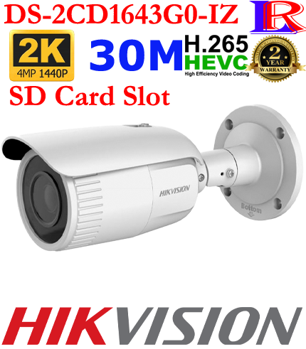 Hikvision Zoom 4mp Ip Bullet Camera DS 2CD1643G0 IZ Hikvision Sri Lanka   DS 2CD1643G0 IZ 