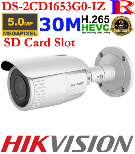 Hikvision 5mp varifocal IPC DS-2CD1653G0-IZ