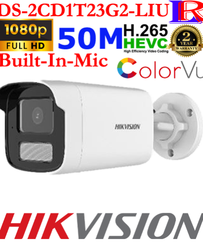Hikvision smart dual light 2MP IP camera DS-2CD1T23G2-LIU