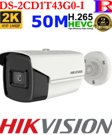 Hikvision 4mp 2K 50 meter network IP camera DS-2CD1T43G0-I