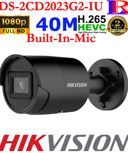 Hikvision 2 line 2mp audio face detection camera DS-2CD2023G2-IU
