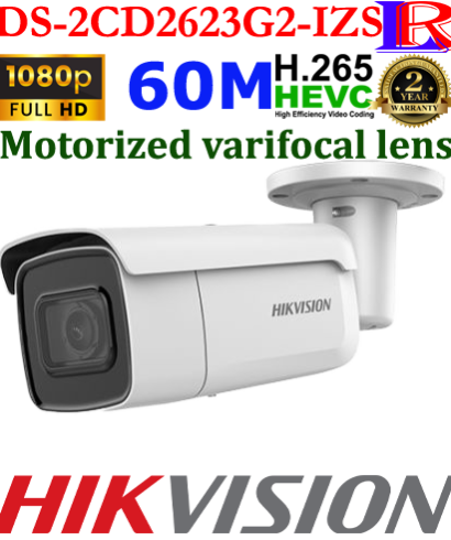 Hikvision 2mp Line cross face detection varifocal DS-2CD2623G2-IZS