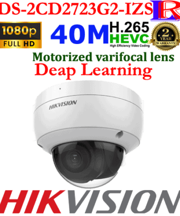 Hikvision 2mp face detection varifocal Dome DS-2CD2723G2-IZS