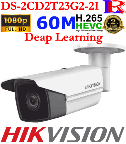 Hikvision 60m 2mp human vehicle detection DS-2CD2T23G2-2I