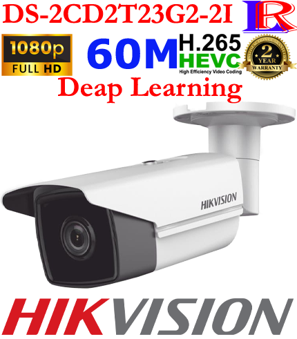 DS-2CD2T23G2-2I Hikvision 60m 2mp human vehicle detection DS-2CD2T23G2-2I