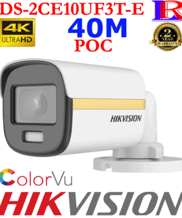 Hikvision 8 mp 4K ColorVu PoC Bullet Camera DS-2CE10UF3T-E