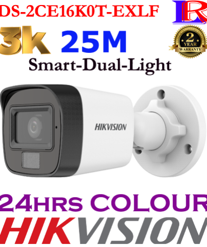 Hikvision 3K Smart Hybrid Light 20m camera DS-2CE16K0T-EXLF