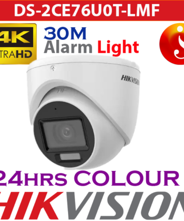 Hikvision 4K Smart Hybrid Light 30m IR Dome Camera DS-2CE76U0T-LMF