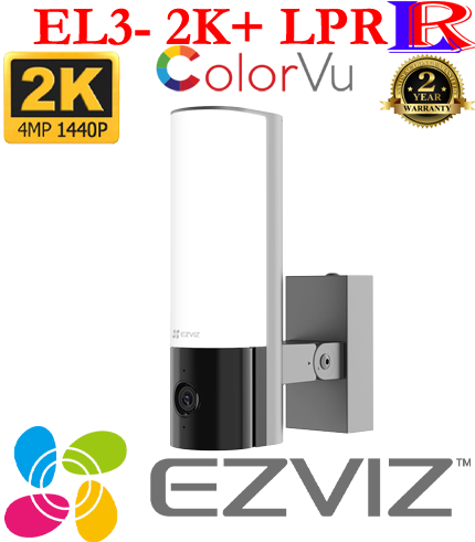 Ezviz EL3 License Plate Recognition LPR Active Defense with Siren and Strobe Light Camera