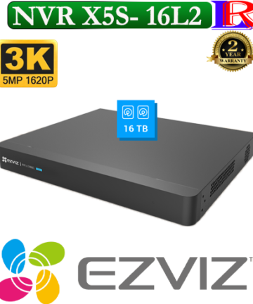 Ezviz X5S-16L2 16-24 channel NVR support 5 Megapixel 2K 16-24 wifi Cameras